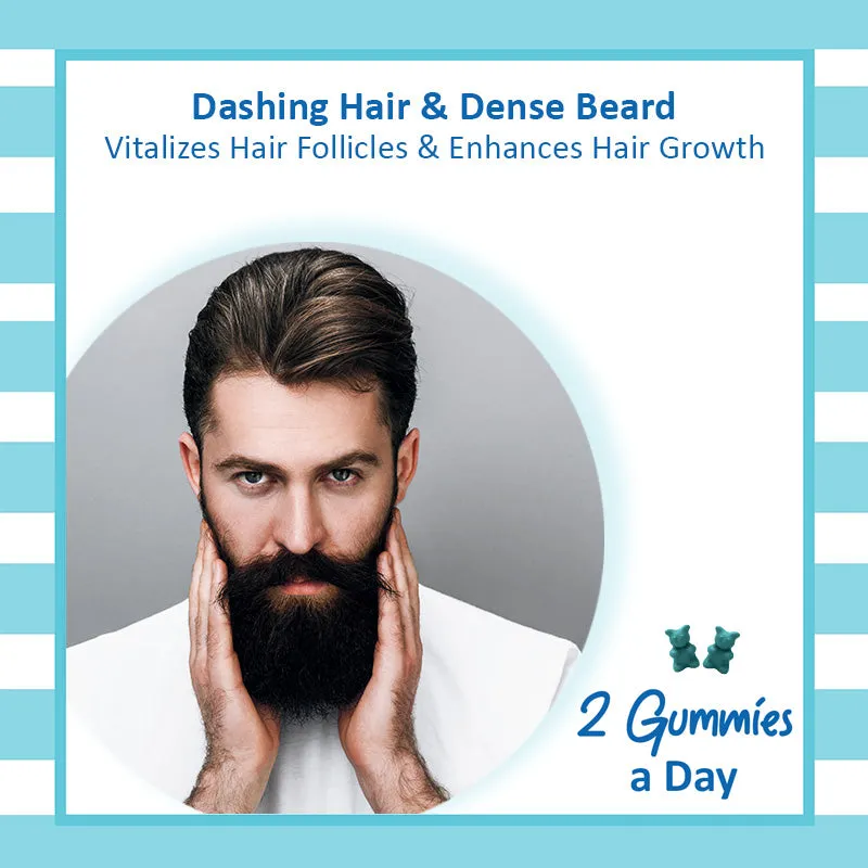 Dapper Hair & Beard Gummies