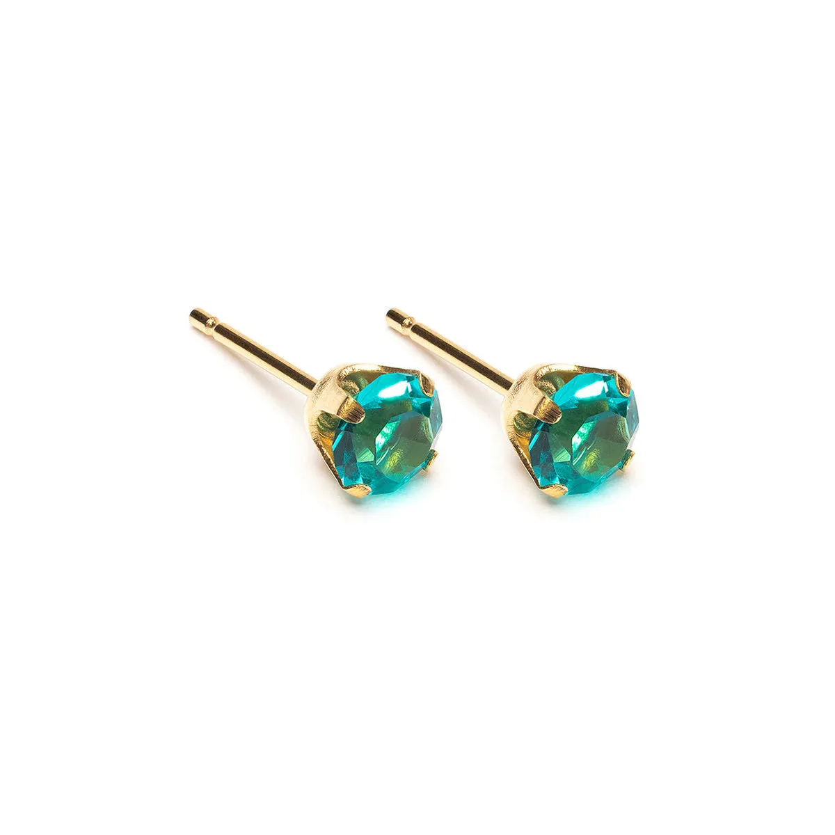 December Birthstone 5mm Earrings