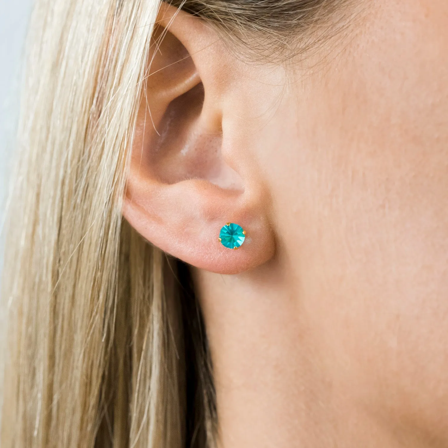 December Birthstone 5mm Earrings