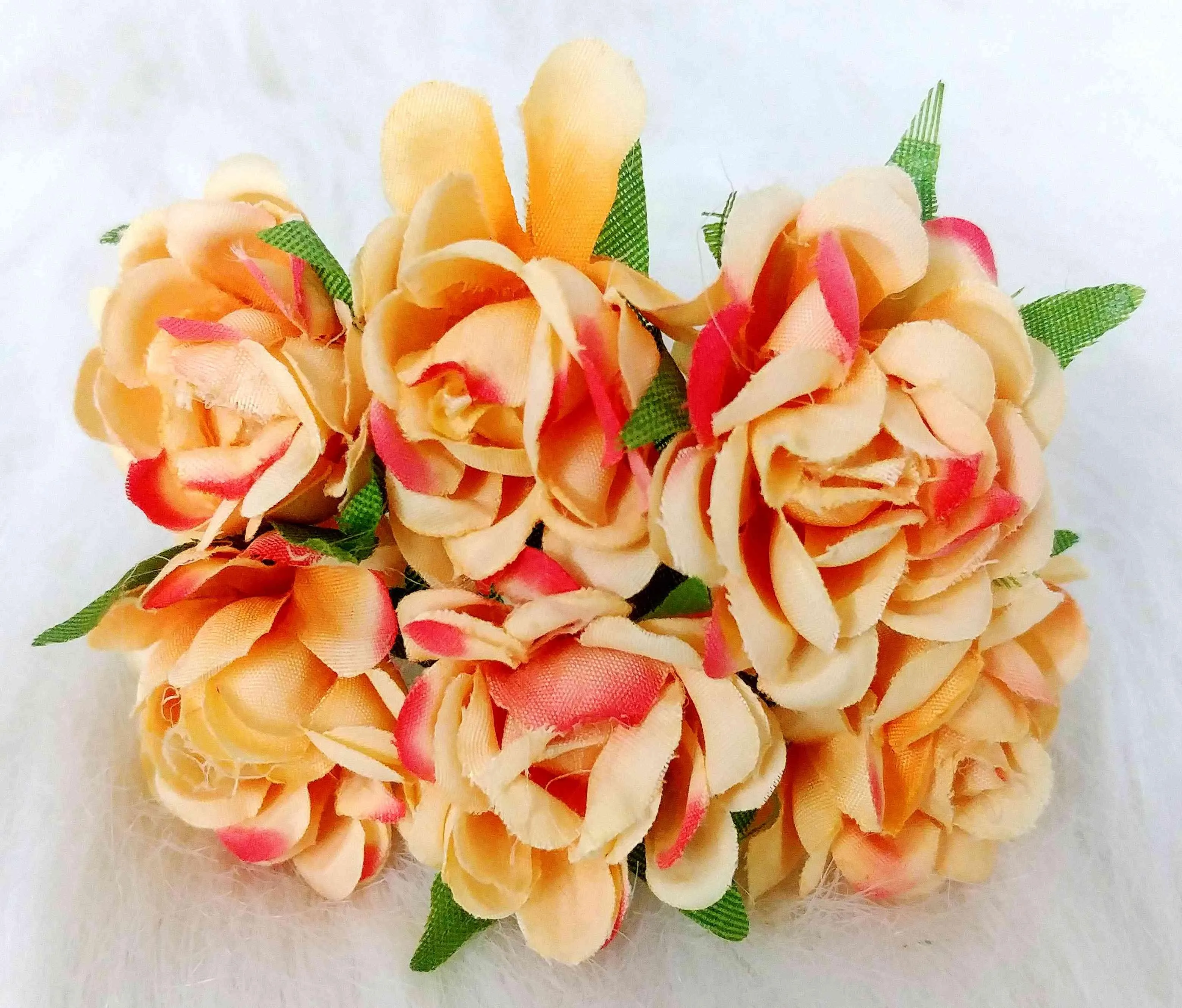 Decorative Artificial Fabric Flower for Craft Decor or Textile Trousseau Packing - Design 7
