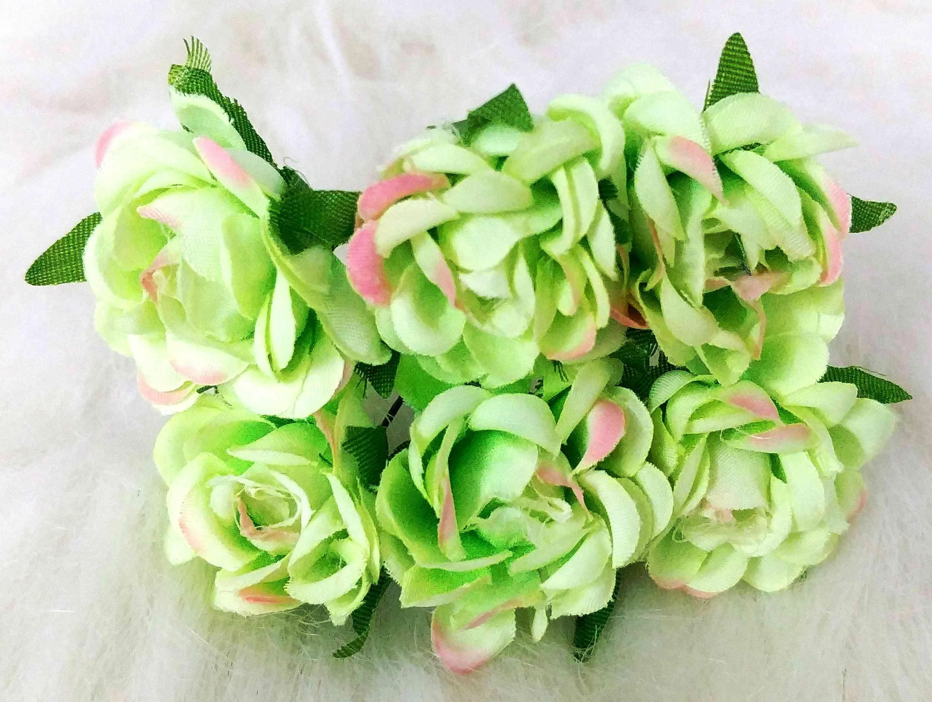 Decorative Artificial Fabric Flower for Craft Decor or Textile Trousseau Packing - Design 7
