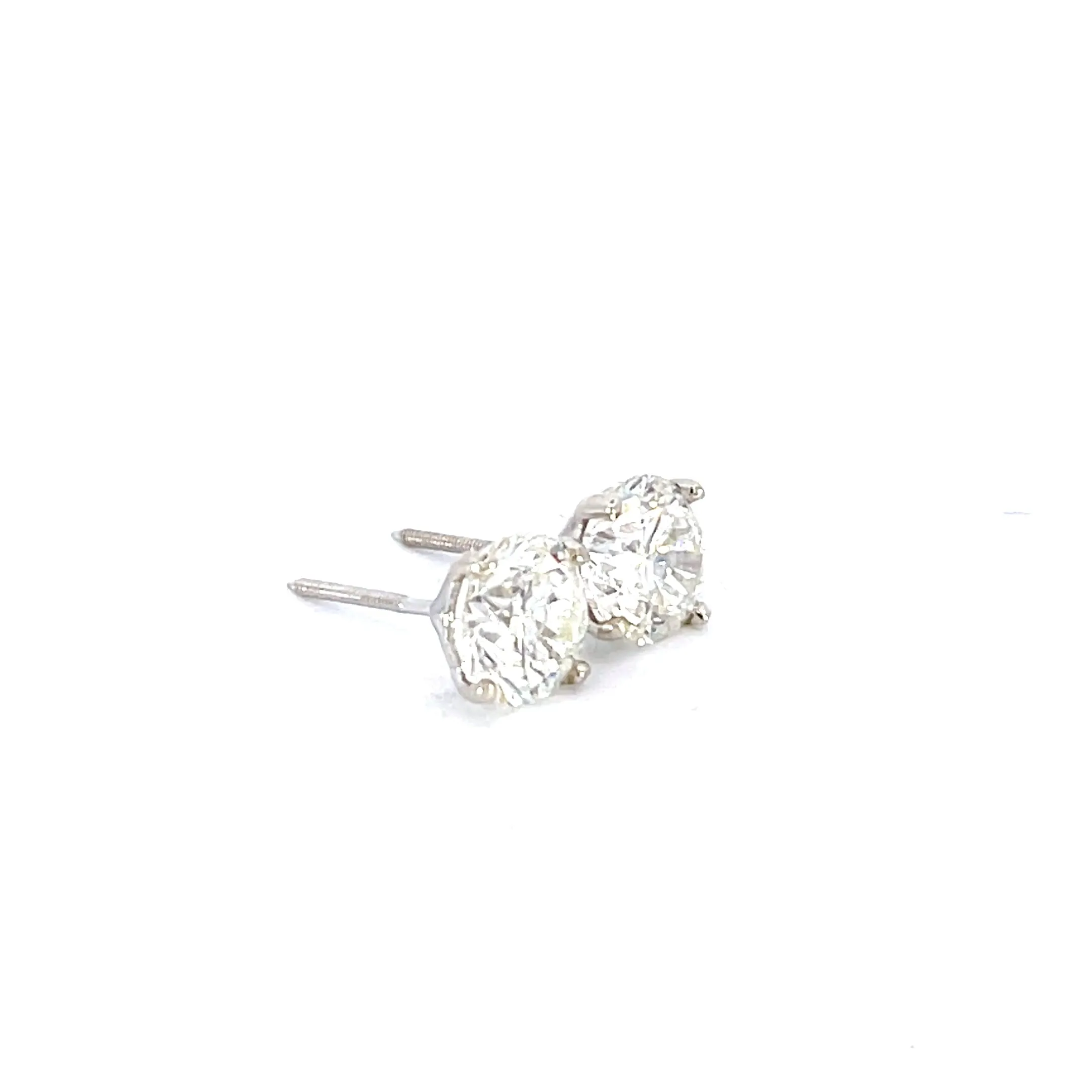 Diamond Stud Earrings- 3 ct TW