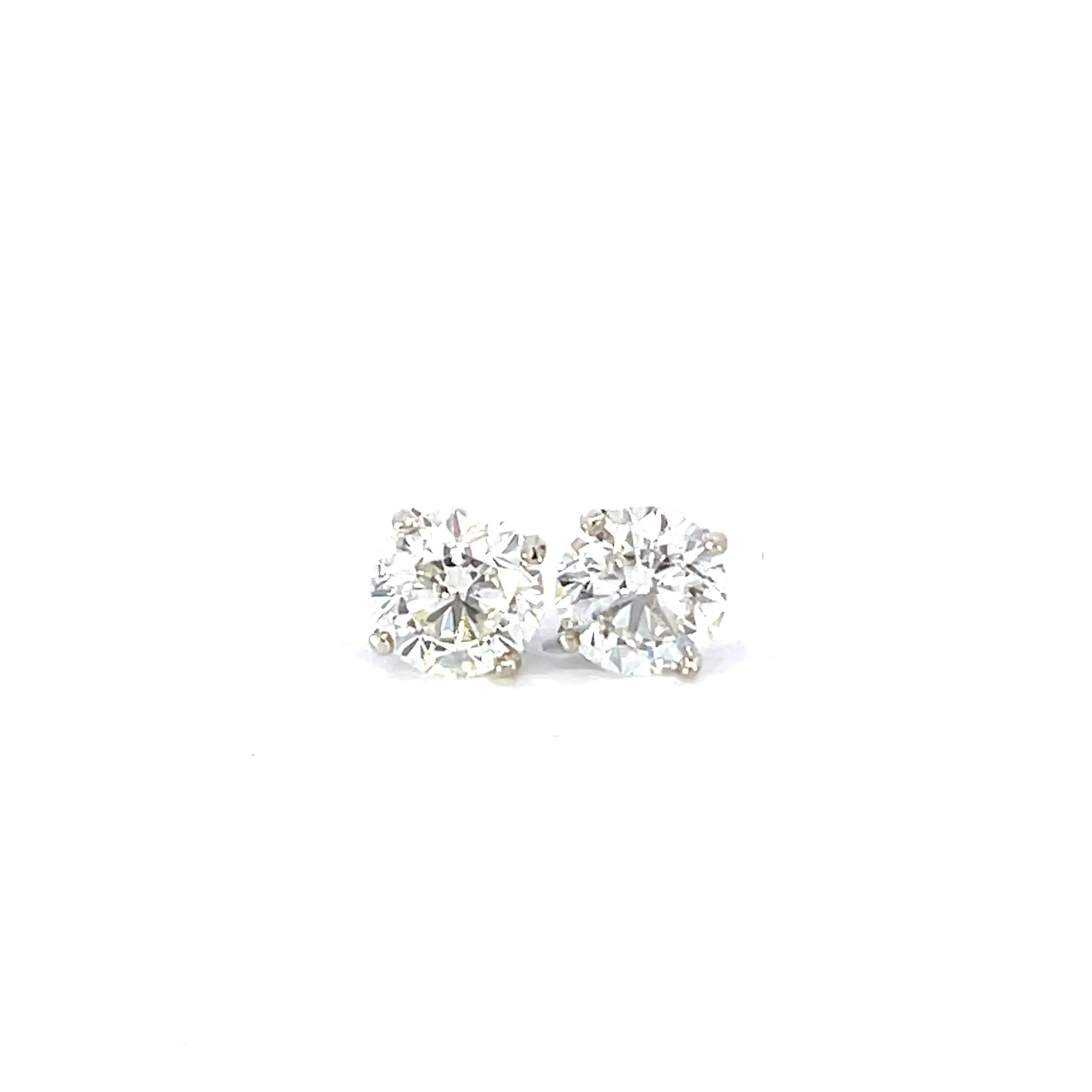 Diamond Stud Earrings- 3 ct TW