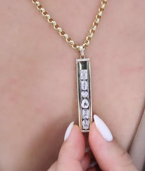 Double Sided Skinny Charm Pendant ™