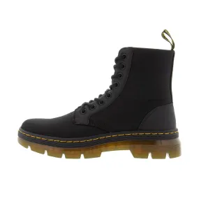 Black Dr. Martens Combs Boots - Extra Durable and Versatile in Poly Rubber Material