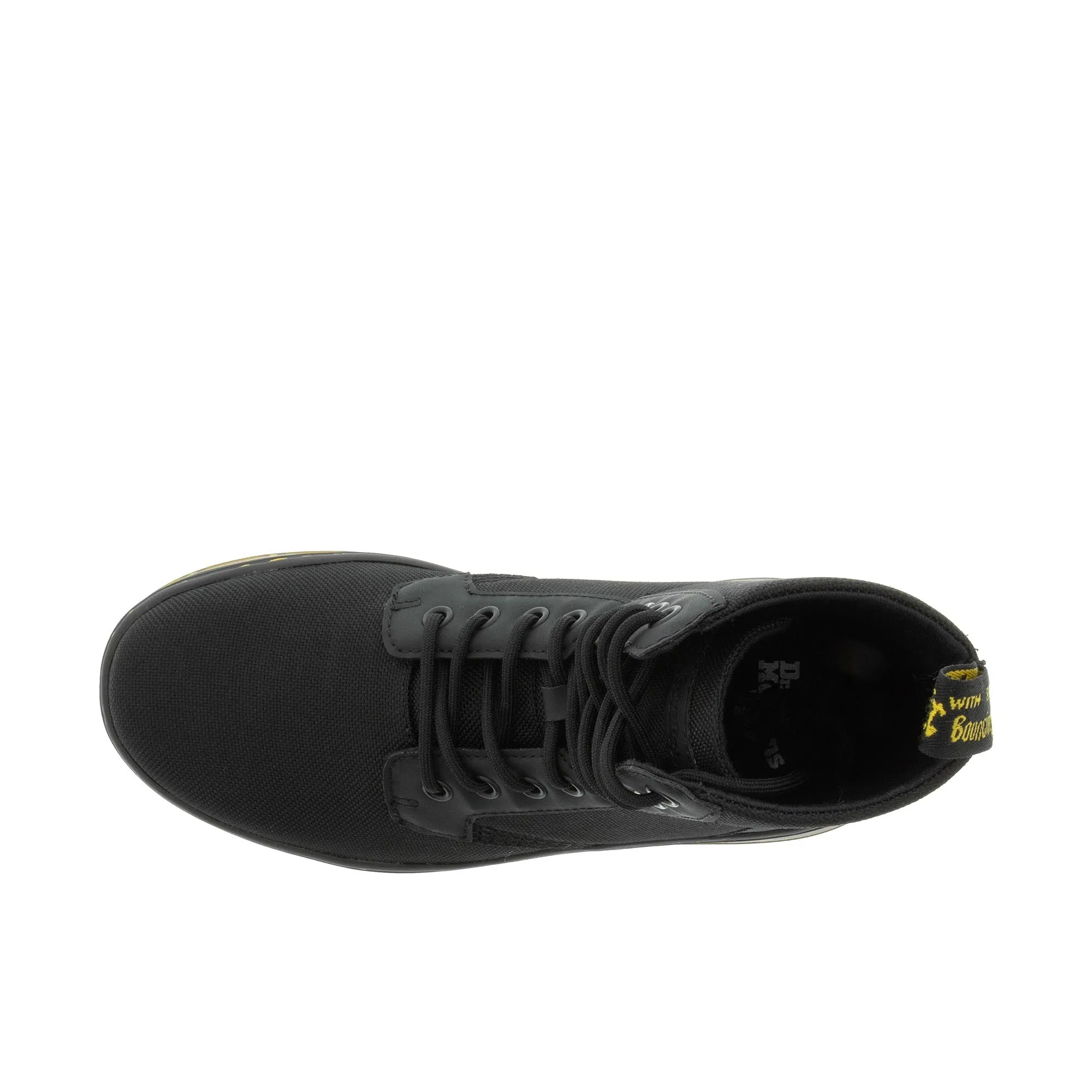 Black Dr. Martens Combs Boots - Extra Durable and Versatile in Poly Rubber Material