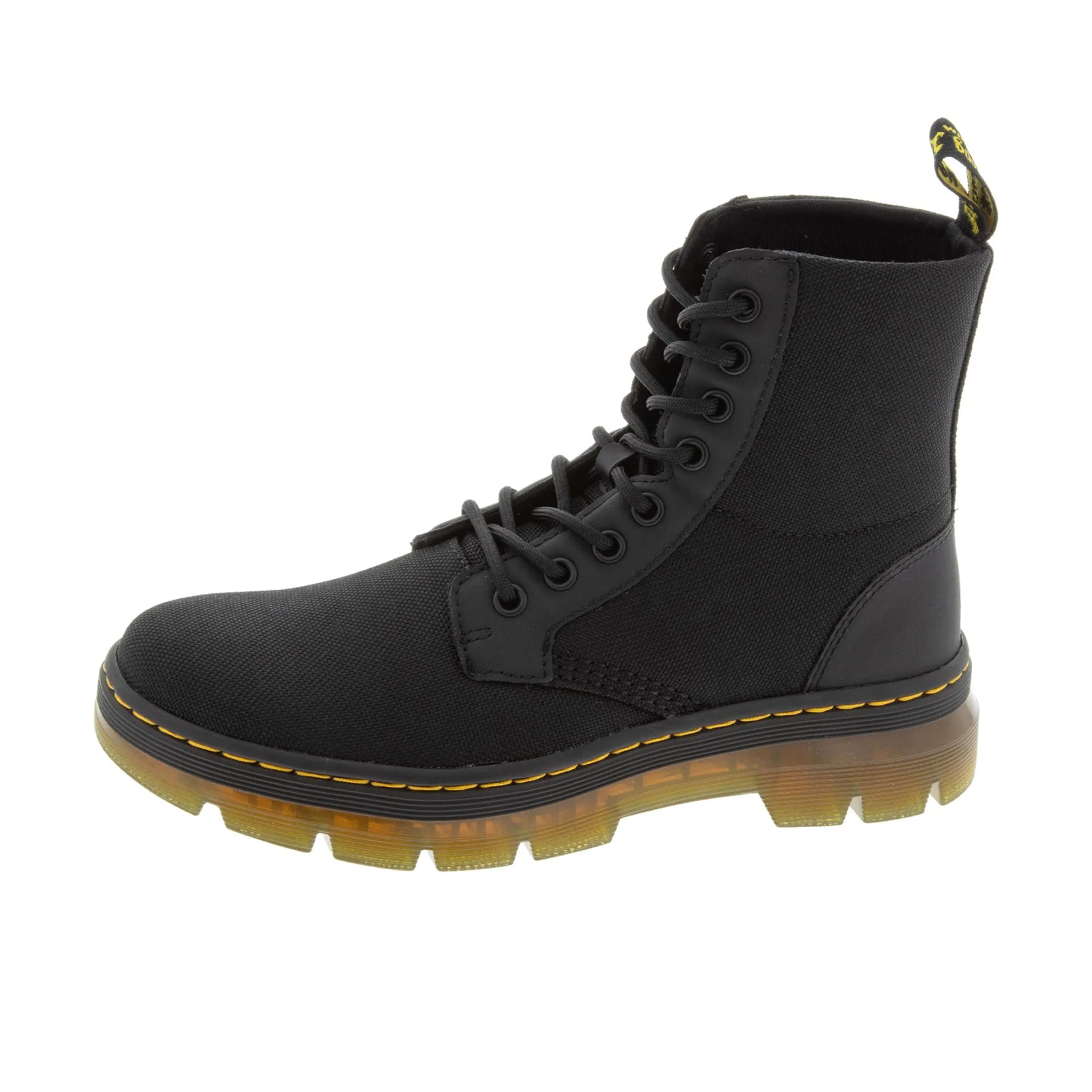 Black Dr. Martens Combs Boots - Extra Durable and Versatile in Poly Rubber Material