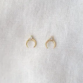 Easy Horseshoe Studs - Pair