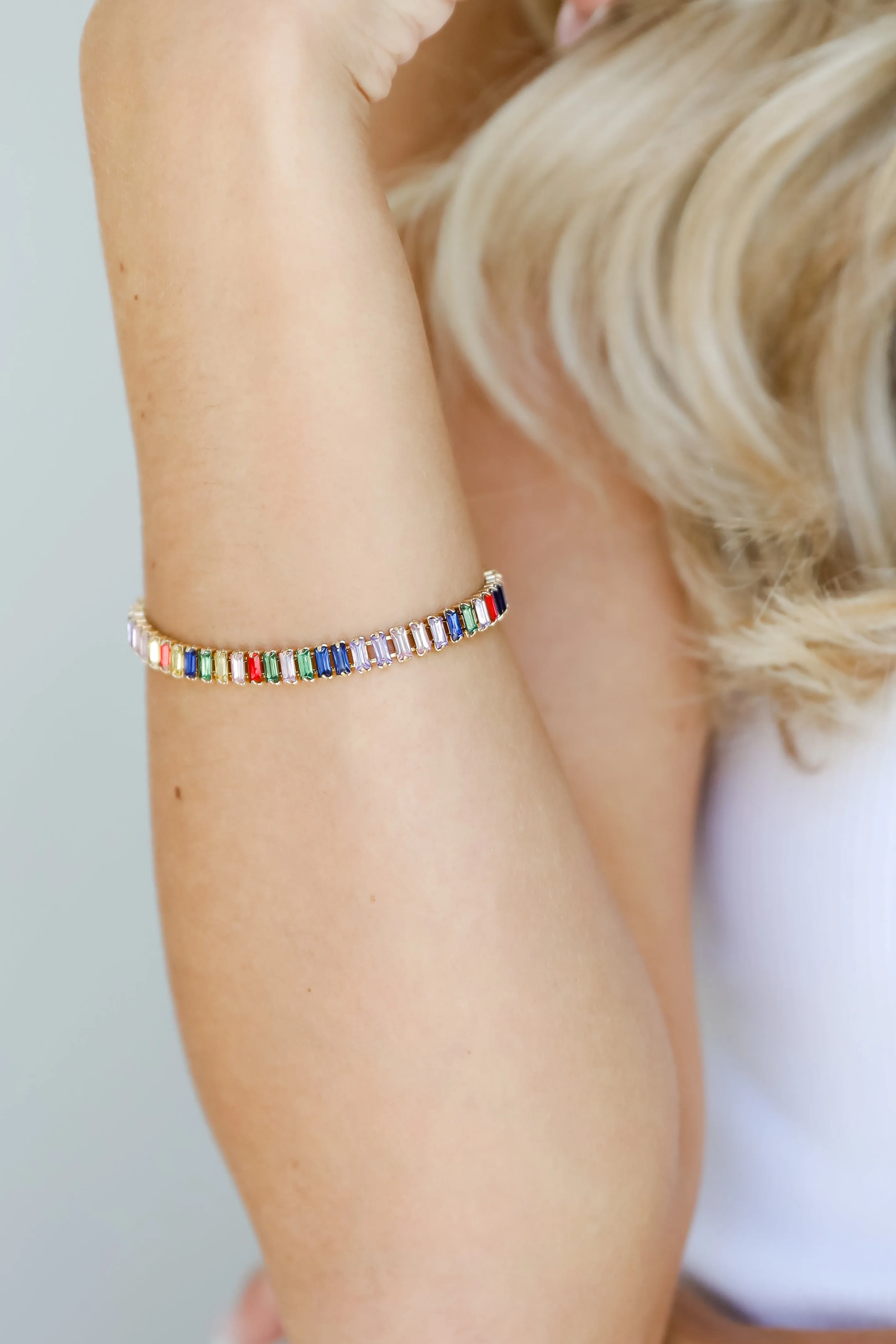 Eliza Multi Rhinestone Bracelet