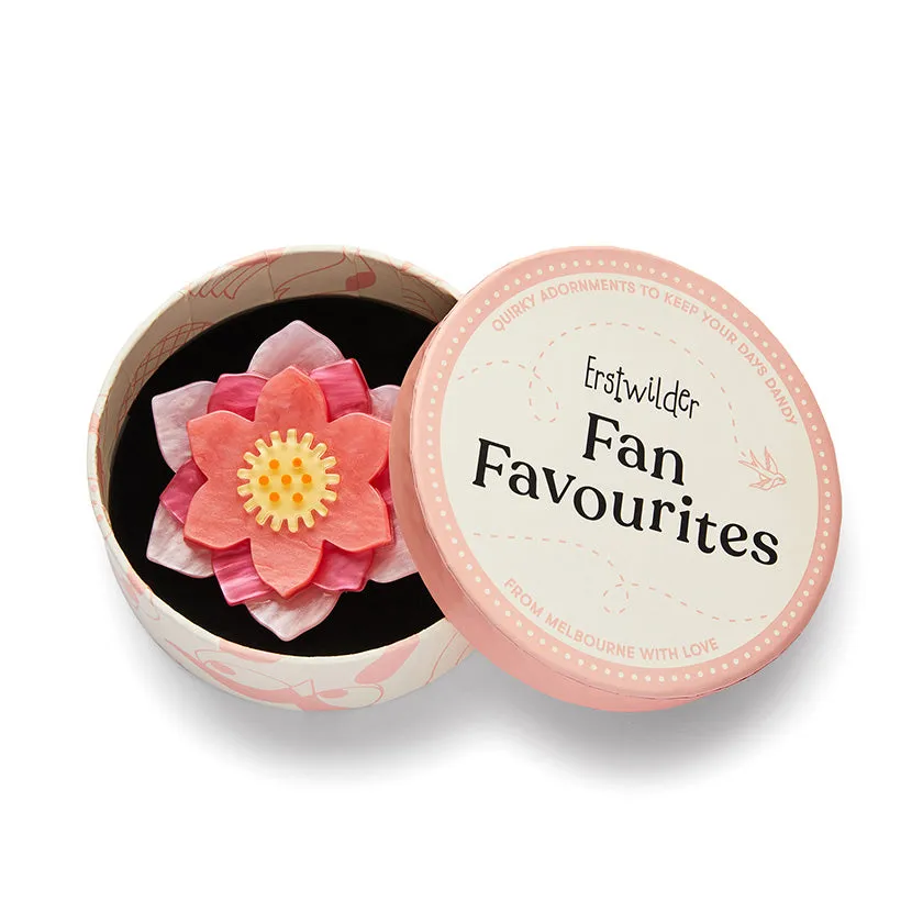 Erstwilder Fan Favourites - Lotus Rising Brooch