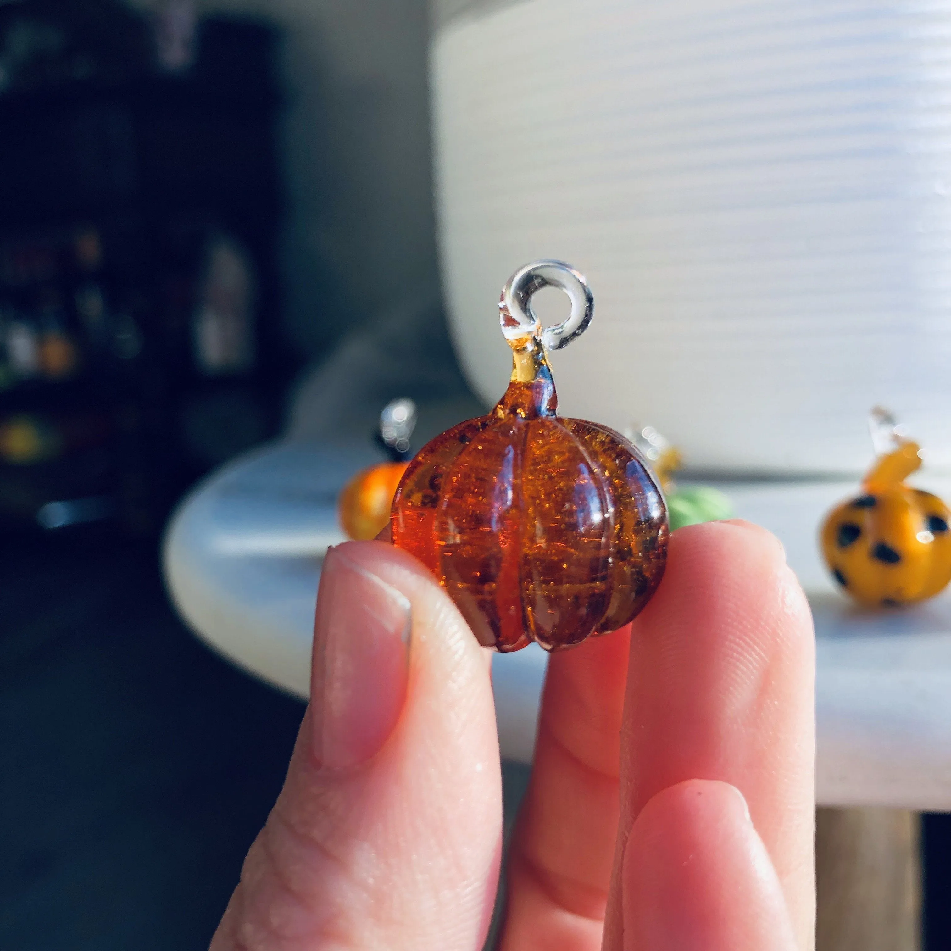 Even Tinier Tiniest Glass Pumpkin 150