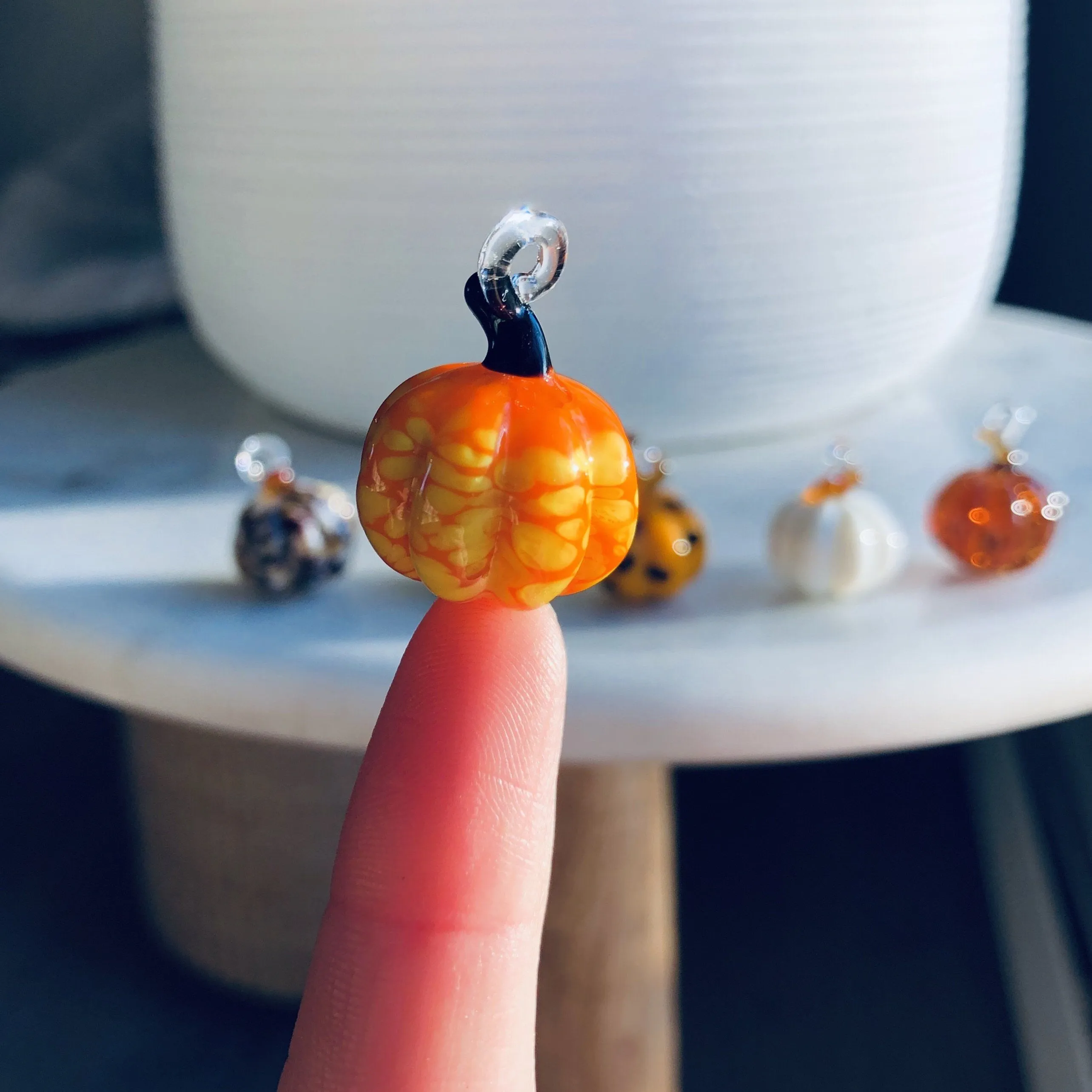 Even Tinier Tiniest Glass Pumpkin 150