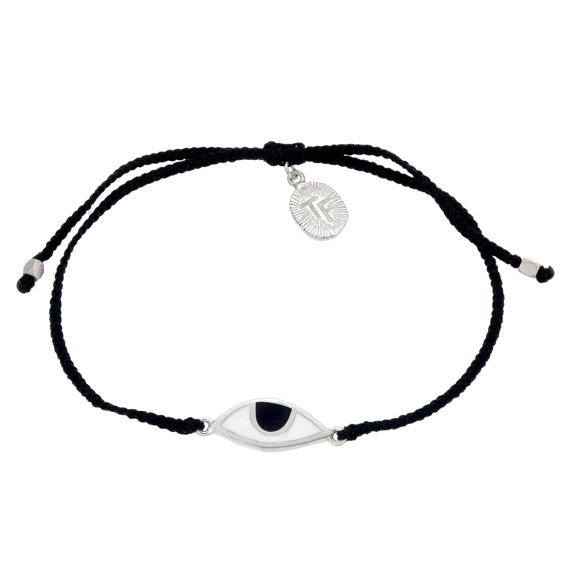 EYE PROTECTION BRACELET - BLACK - SILVER