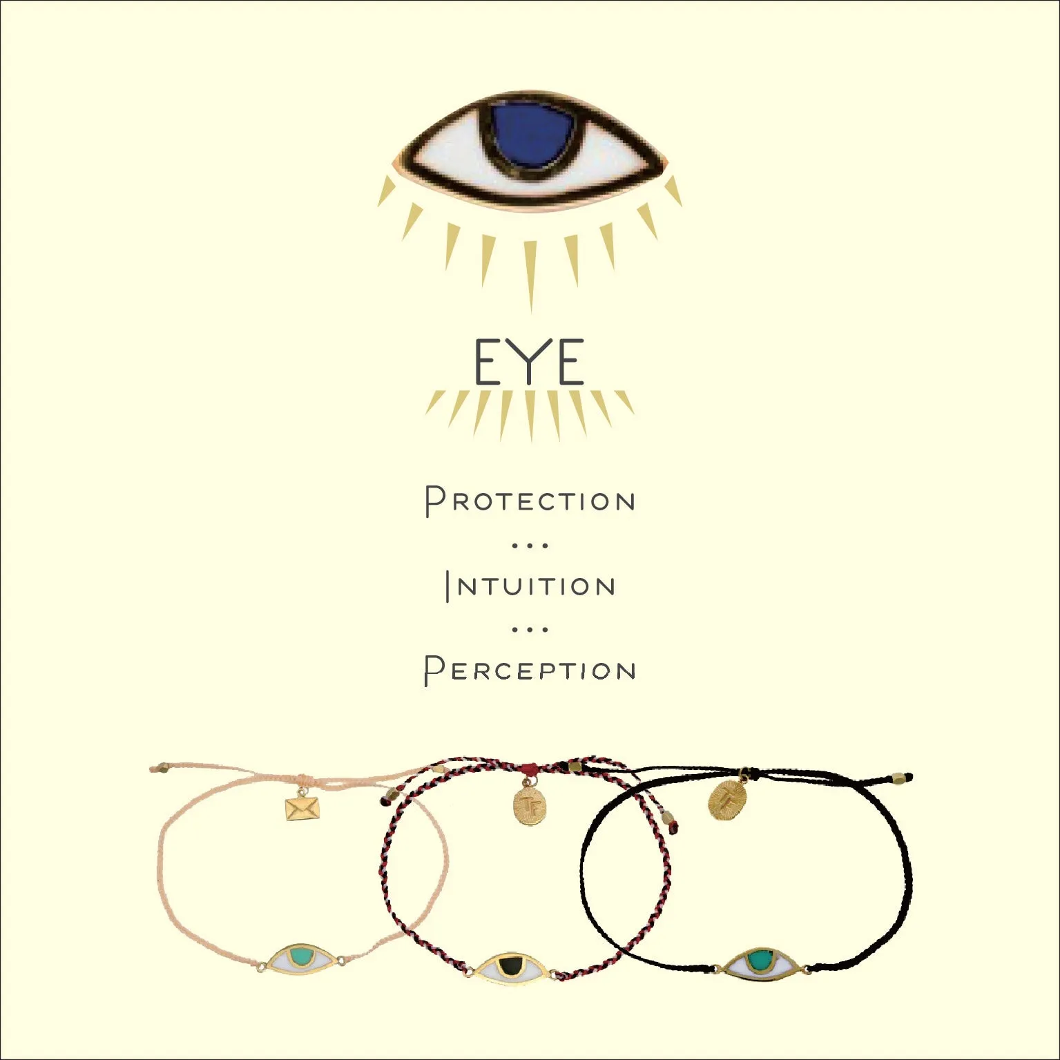 EYE PROTECTION BRACELET - TRIDATU - SILVER