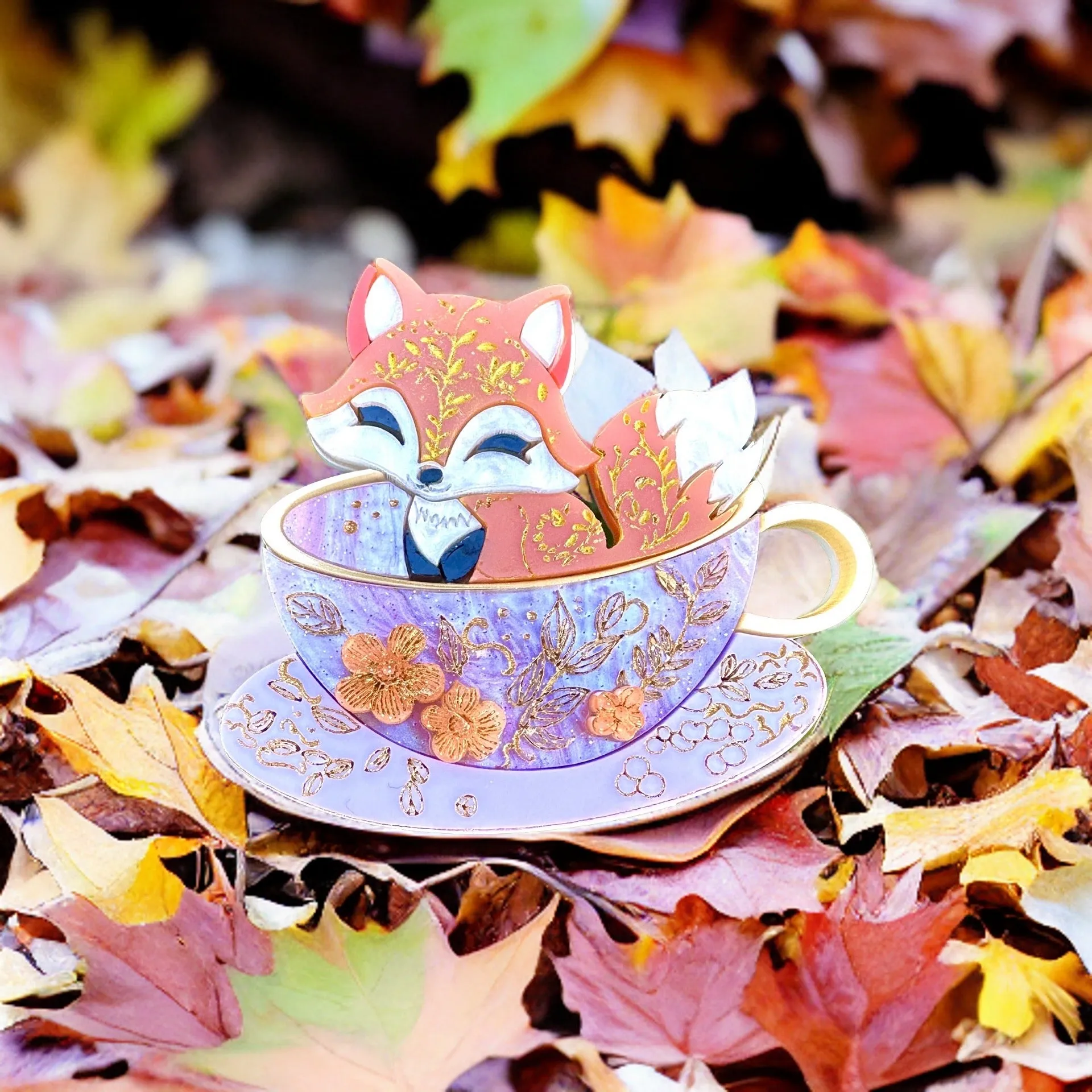 Fall Whisker - brooch