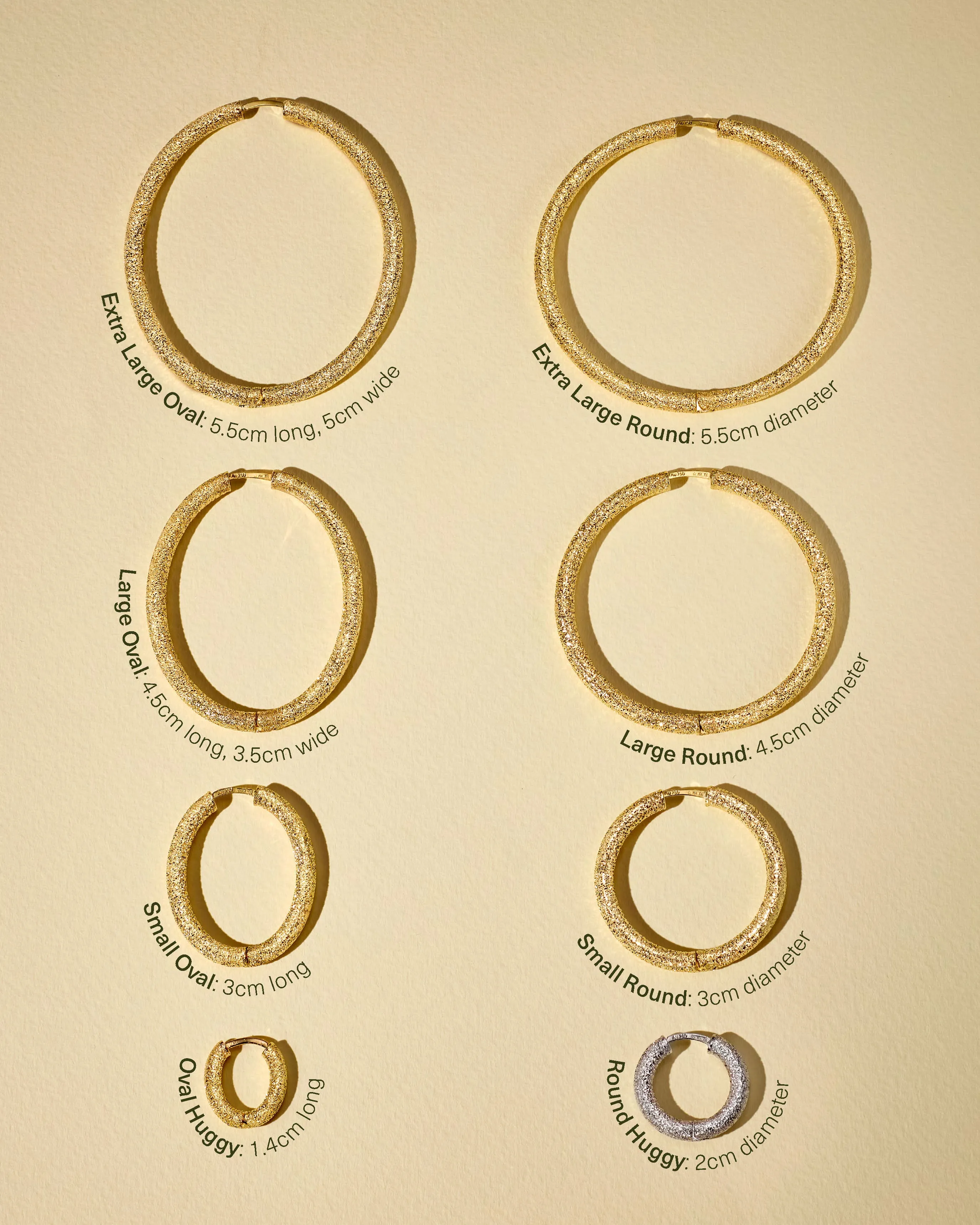 Florentine Finish Small Round Hoop Earrings