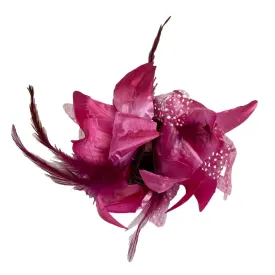 Flower Speckle Claw Hair Clip