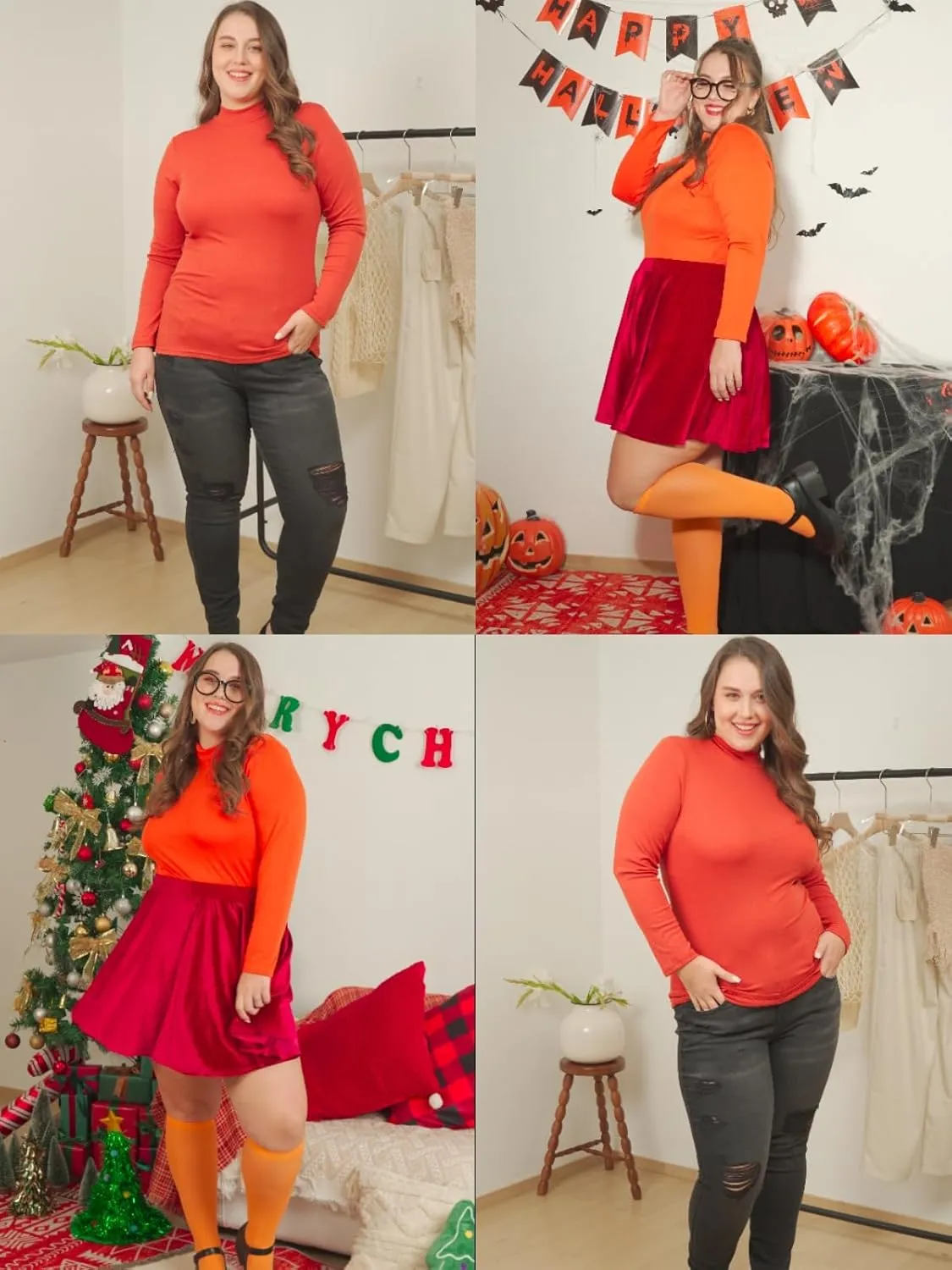 FOREYOND Plus Size Mock Turtleneck Tops for Women Long Sleeve Mock Neck Shirt Lightweight Base Layer Slim Fit Underwear