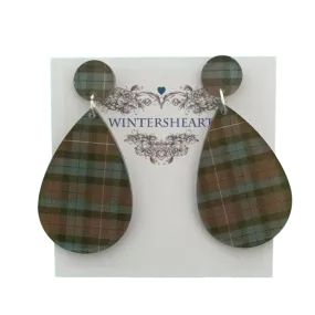 Fraser tartan - earrings