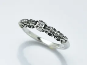 Gate Line Stone Ring