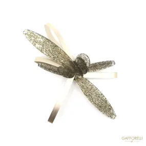 Glitter Polyester Brooch - Art. D137