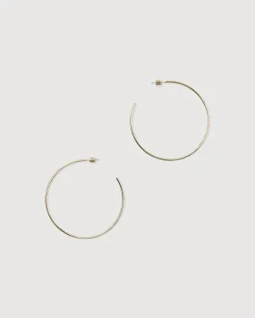 Gold Dipped Hoop Earring