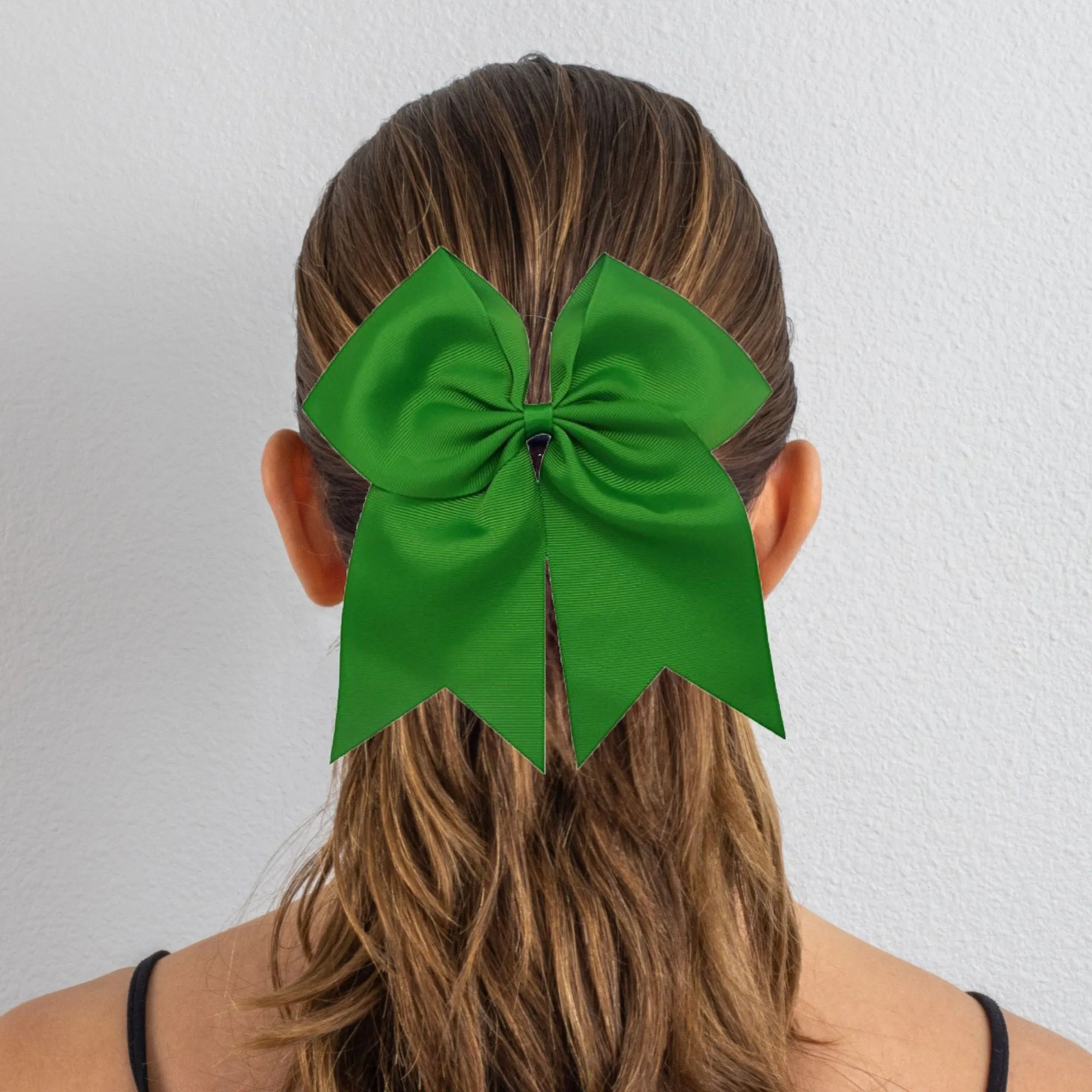 Green Cheer Bow