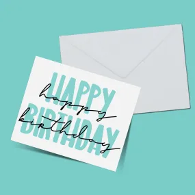 Happy birthday card