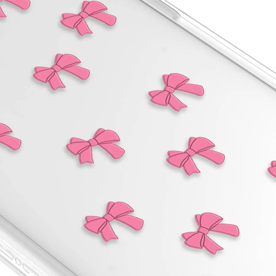 iPhone 12 Pro Pink Ribbon Bow Mini Phone Case MagSafe Compatible