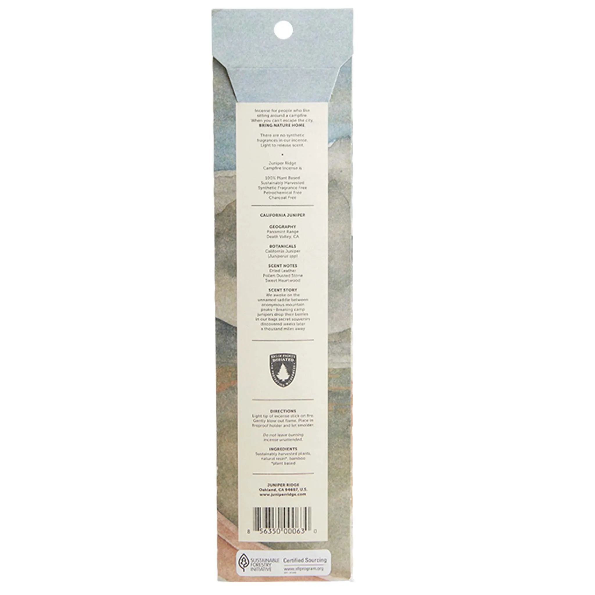 Juniper Ridge California Juniper Campfire Incense