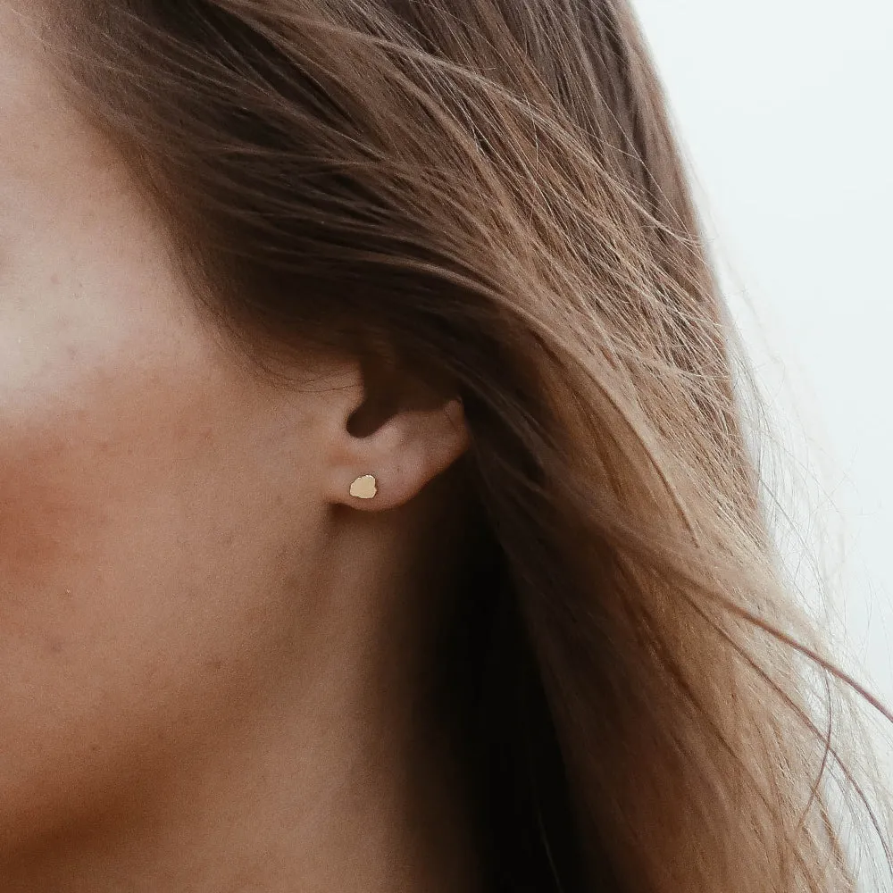 Kauai Stud Earring - Solid 14kt