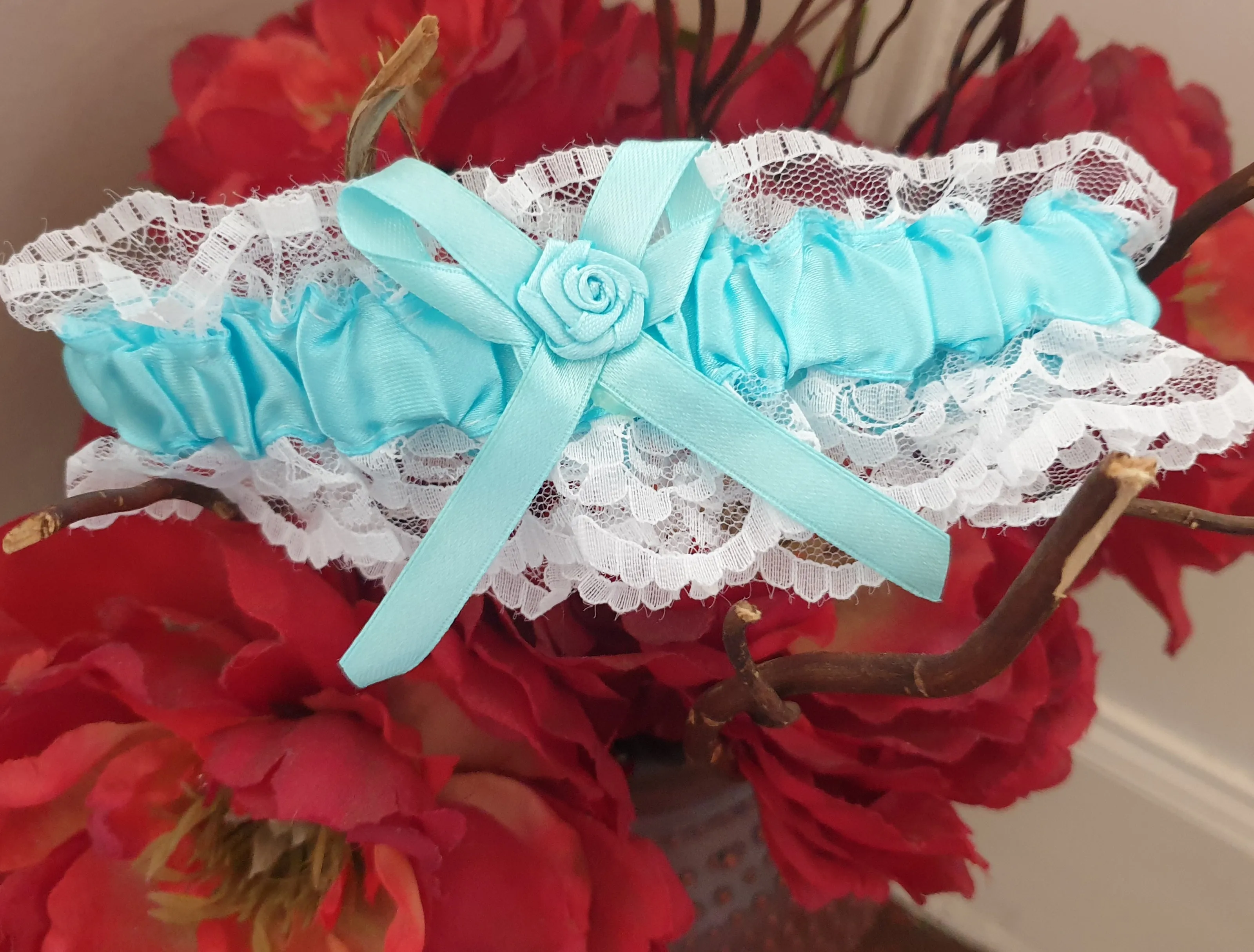 LACE AND RIBBON GARTER