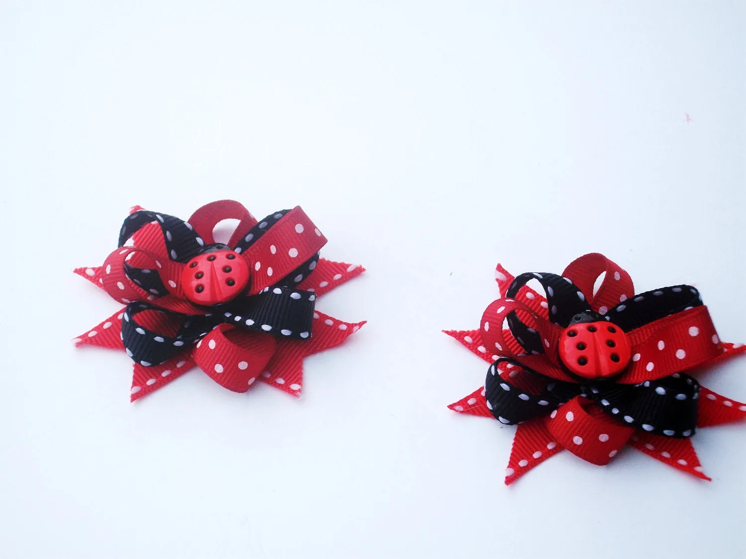 Ladybug Toddler/Infants Hair Bows/ Clippies