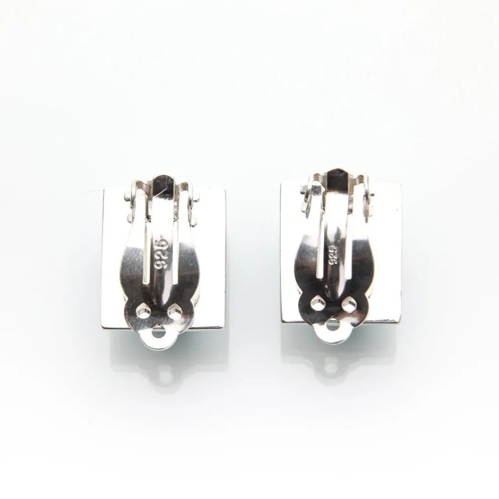 Larimar Clip On Earrings Nova
