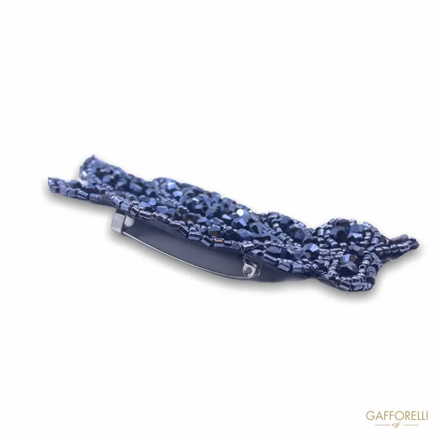 Leaf-shaped Pearl Brooch H232 - Gafforelli Srl