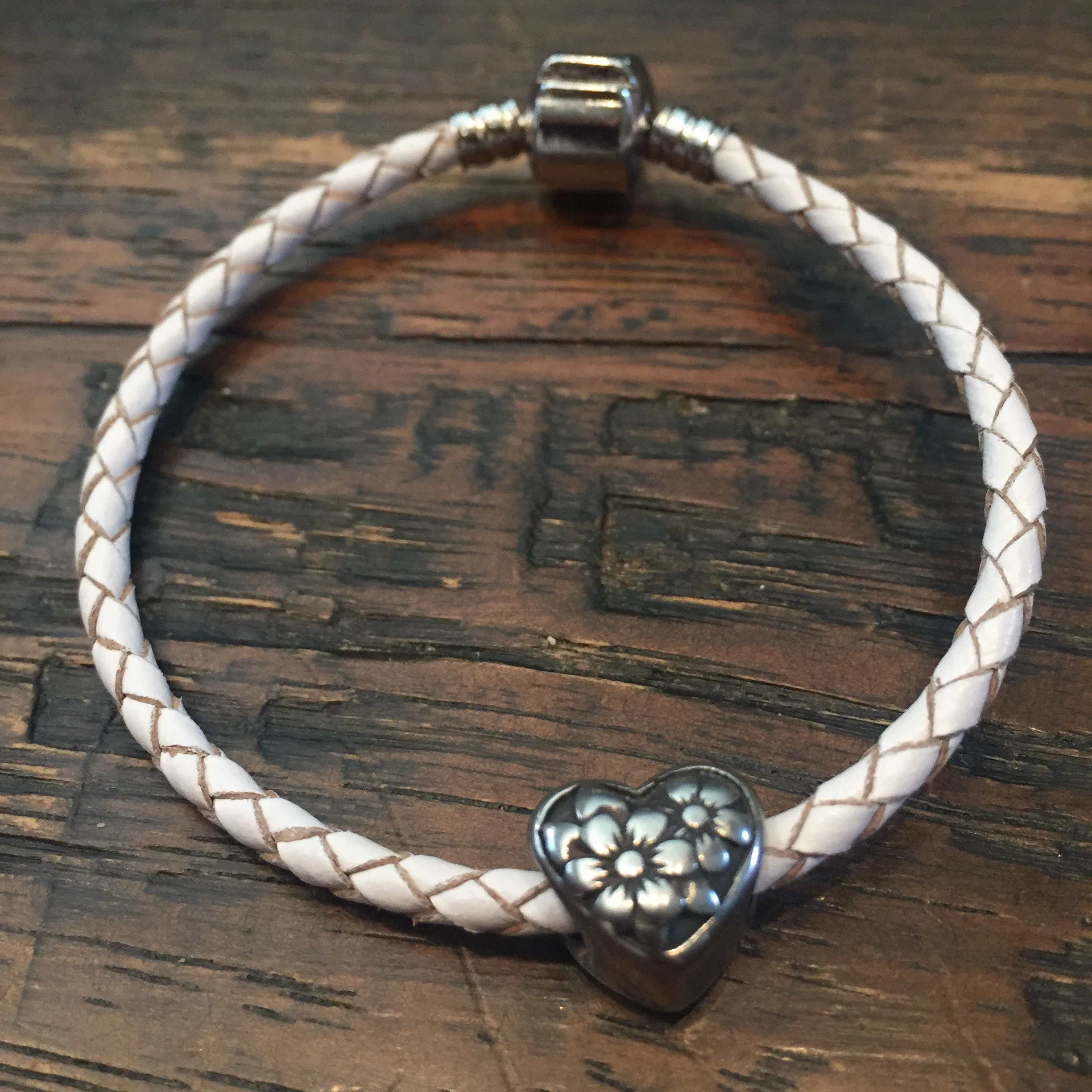 Leather & Stainless Steel 7" Bracelets