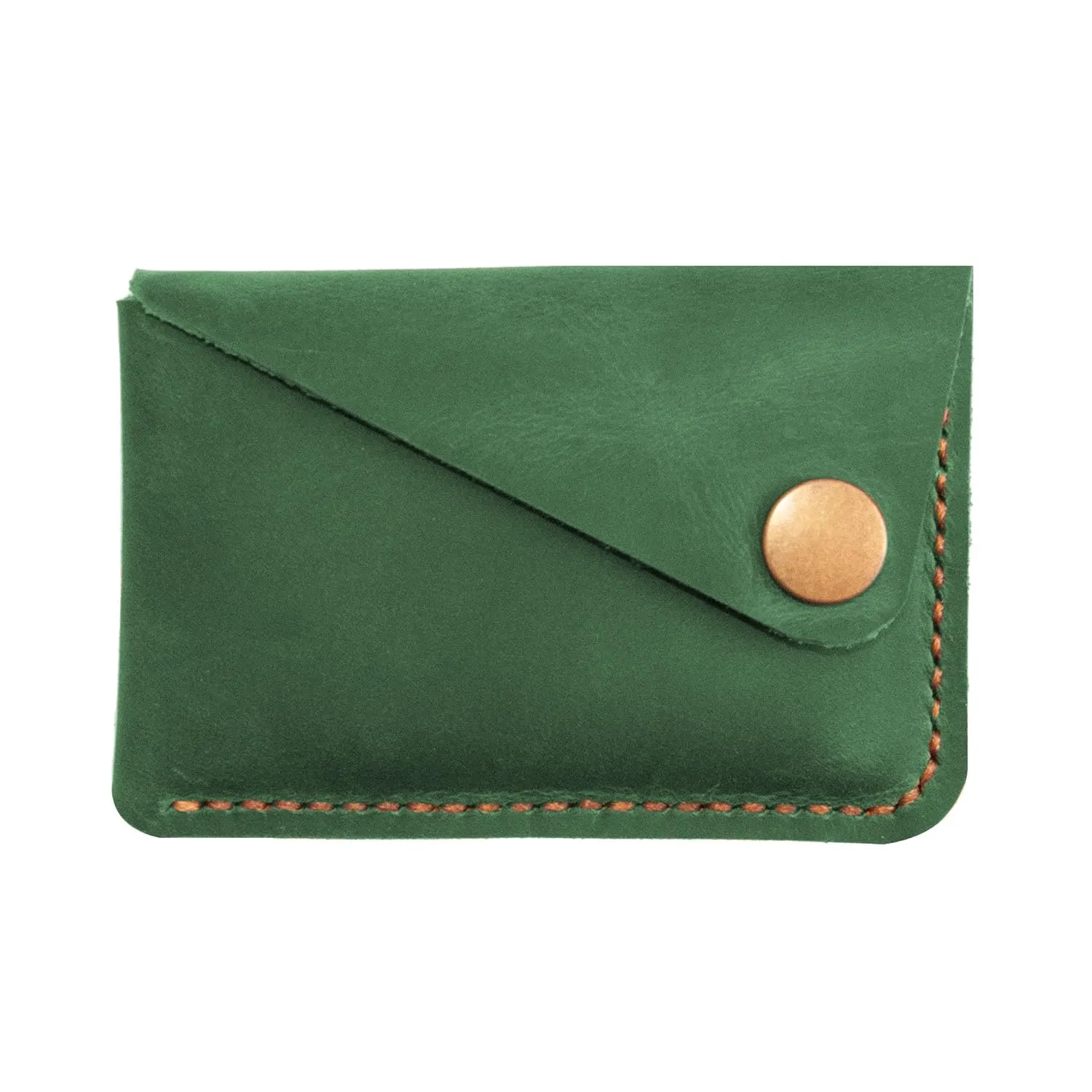 Leather Card Holder, Credit Card Wallet, Front Pocket Wallet, Slim Wallet, Cardholder Wallet, Credit Card Holder, Minimalist Wallet, Fathers Day Gift (Green)