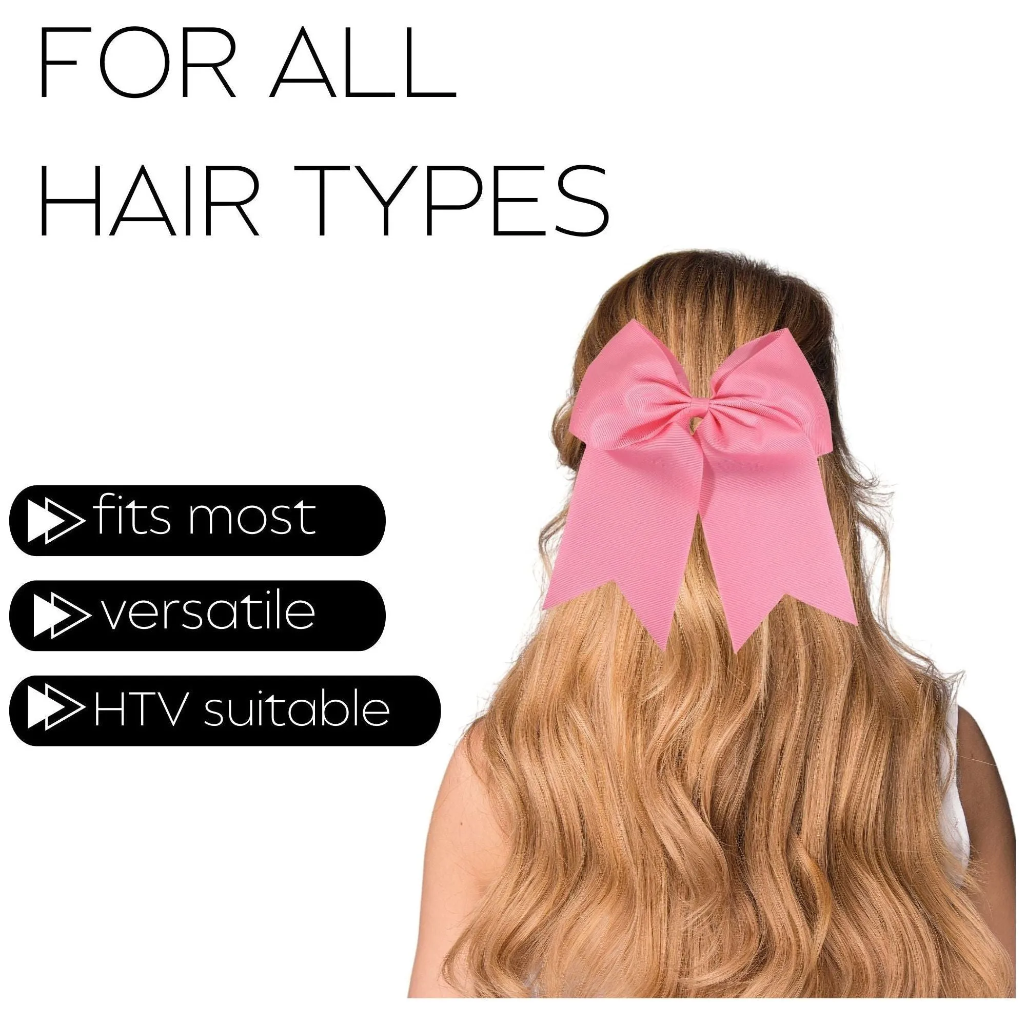 Light Pink Cheer Bow