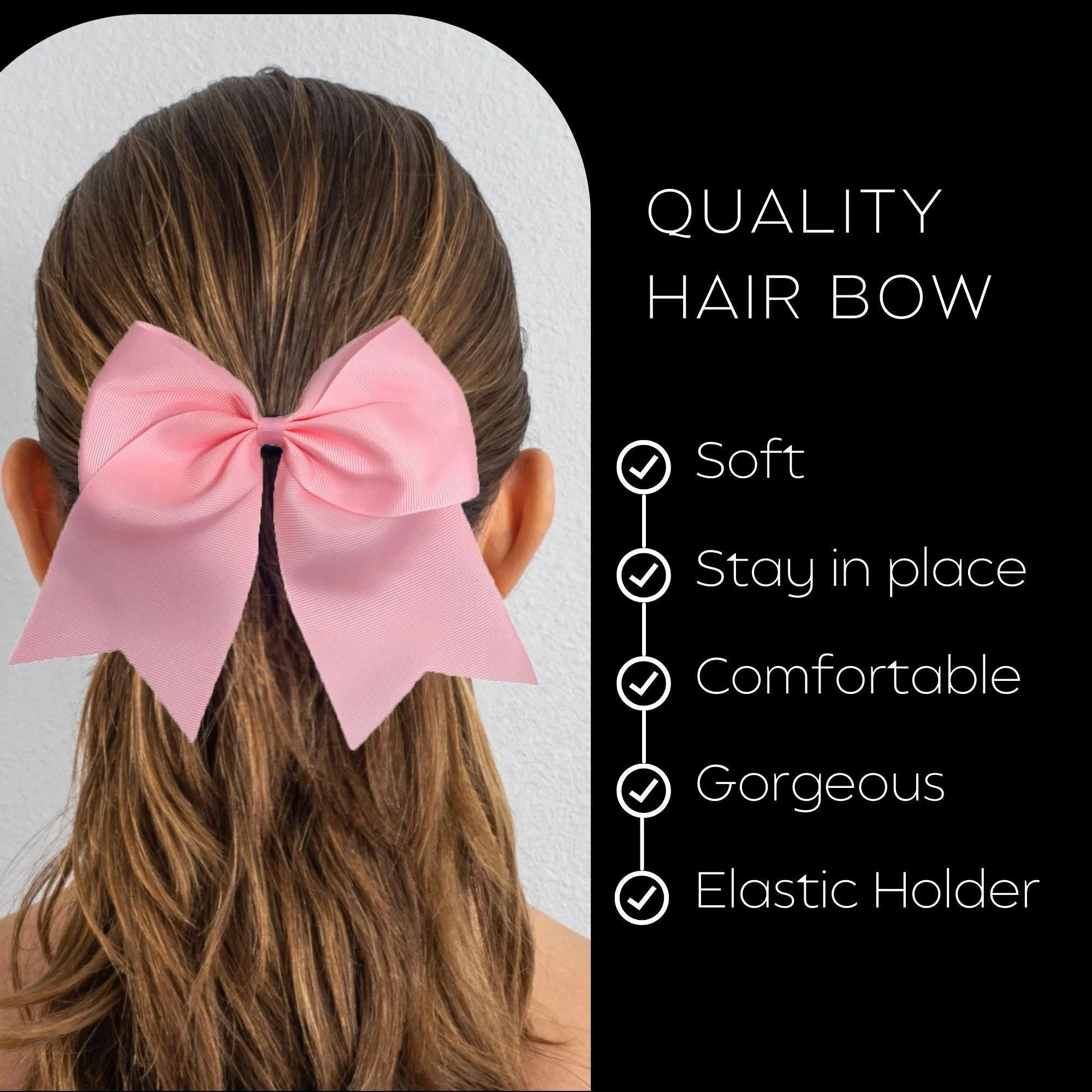 Light Pink Cheer Bow