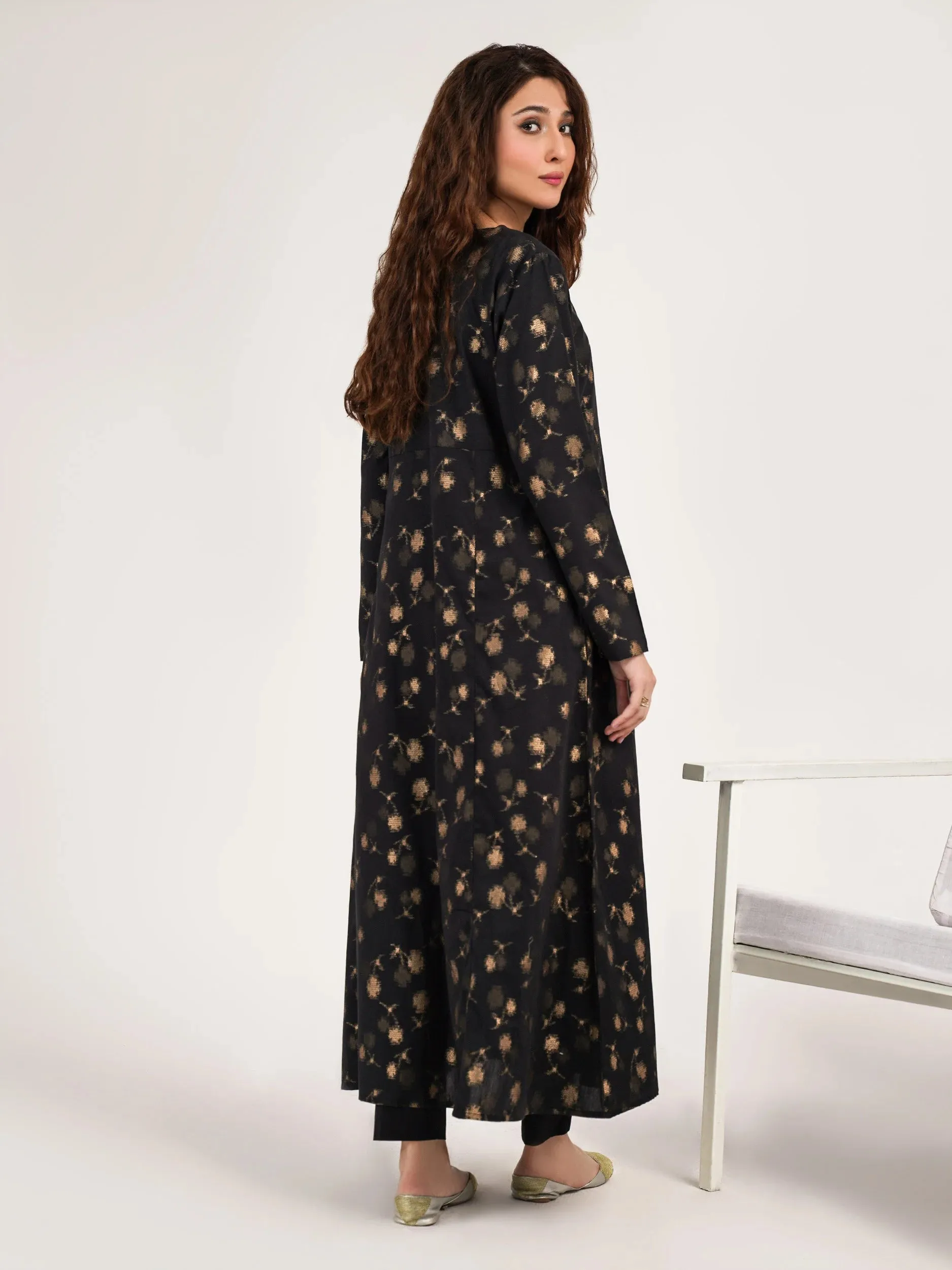 Limelight Black Winter Jacquard Shirt (P8495SH)