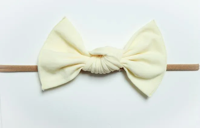 Little Bow Pip- Cream Petite Band