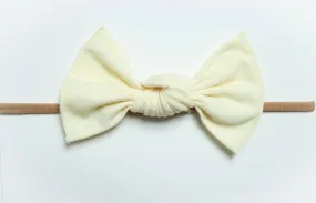 Little Bow Pip- Cream Petite Band