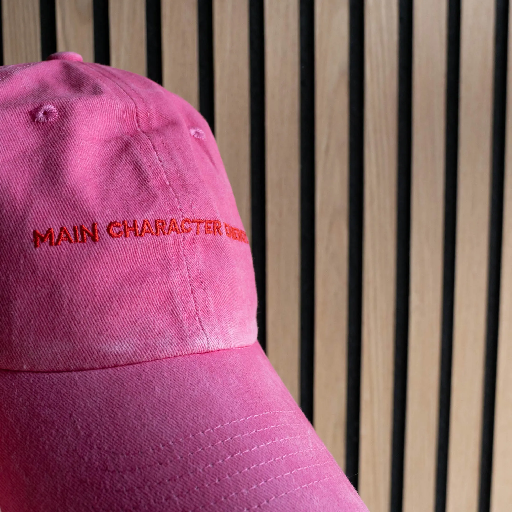 Main Character Energy Pink Cap