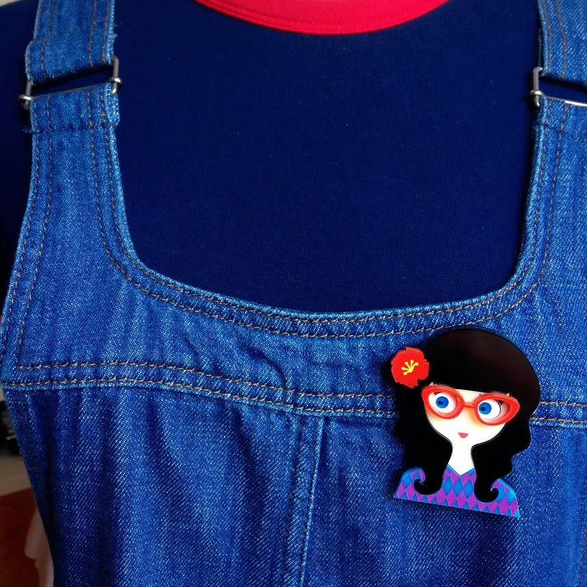 MARIA Acrylic brooch