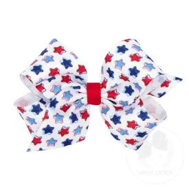 Medium Stars Grosgrain Hair Bow