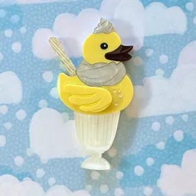 Milkshake 🥛 Ducky - Brooch - Set of 2