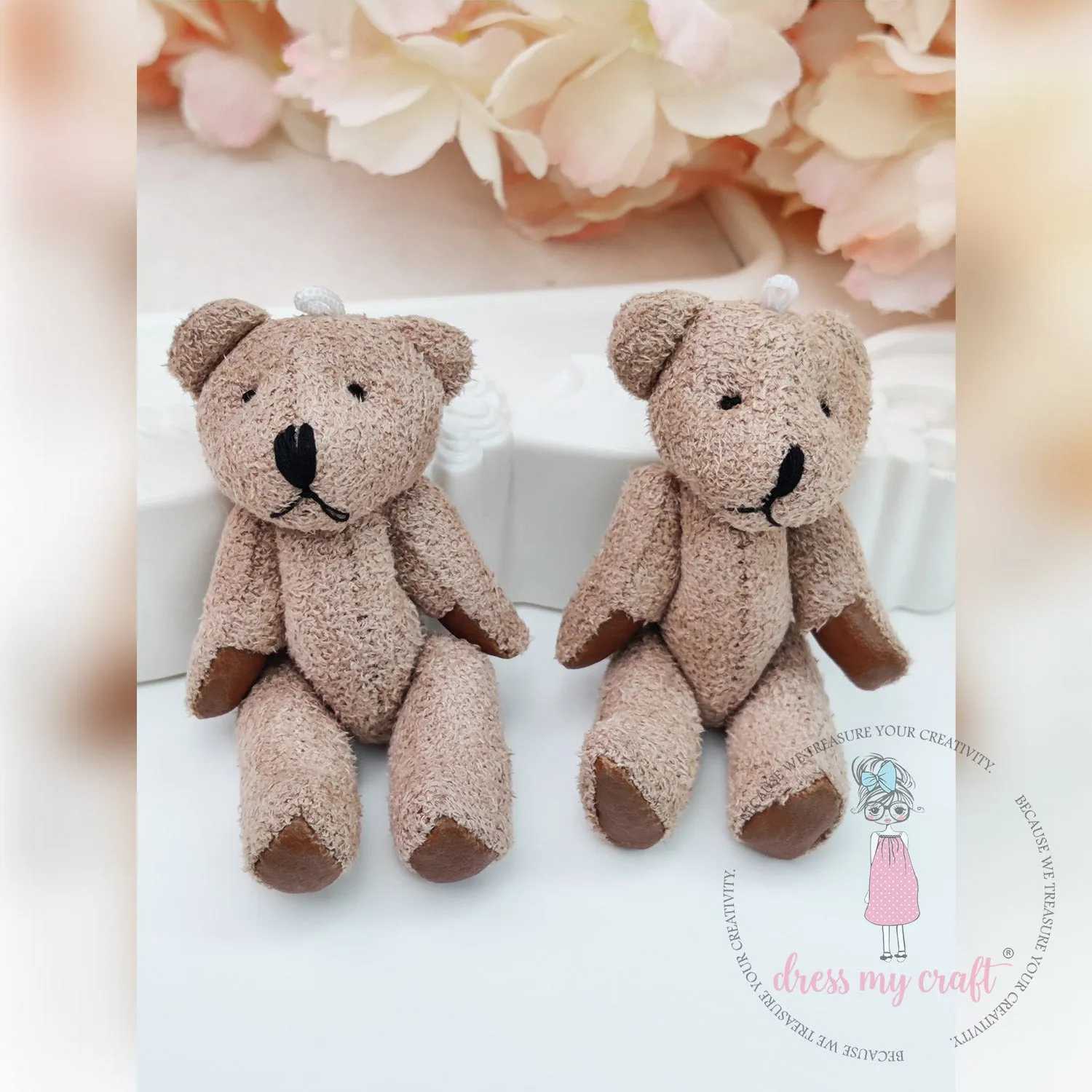 Miniature Brownie Teddy Bear