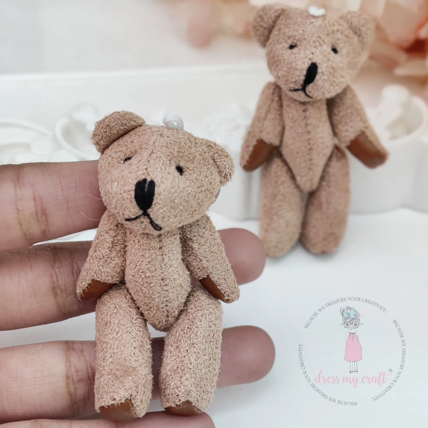 Miniature Brownie Teddy Bear
