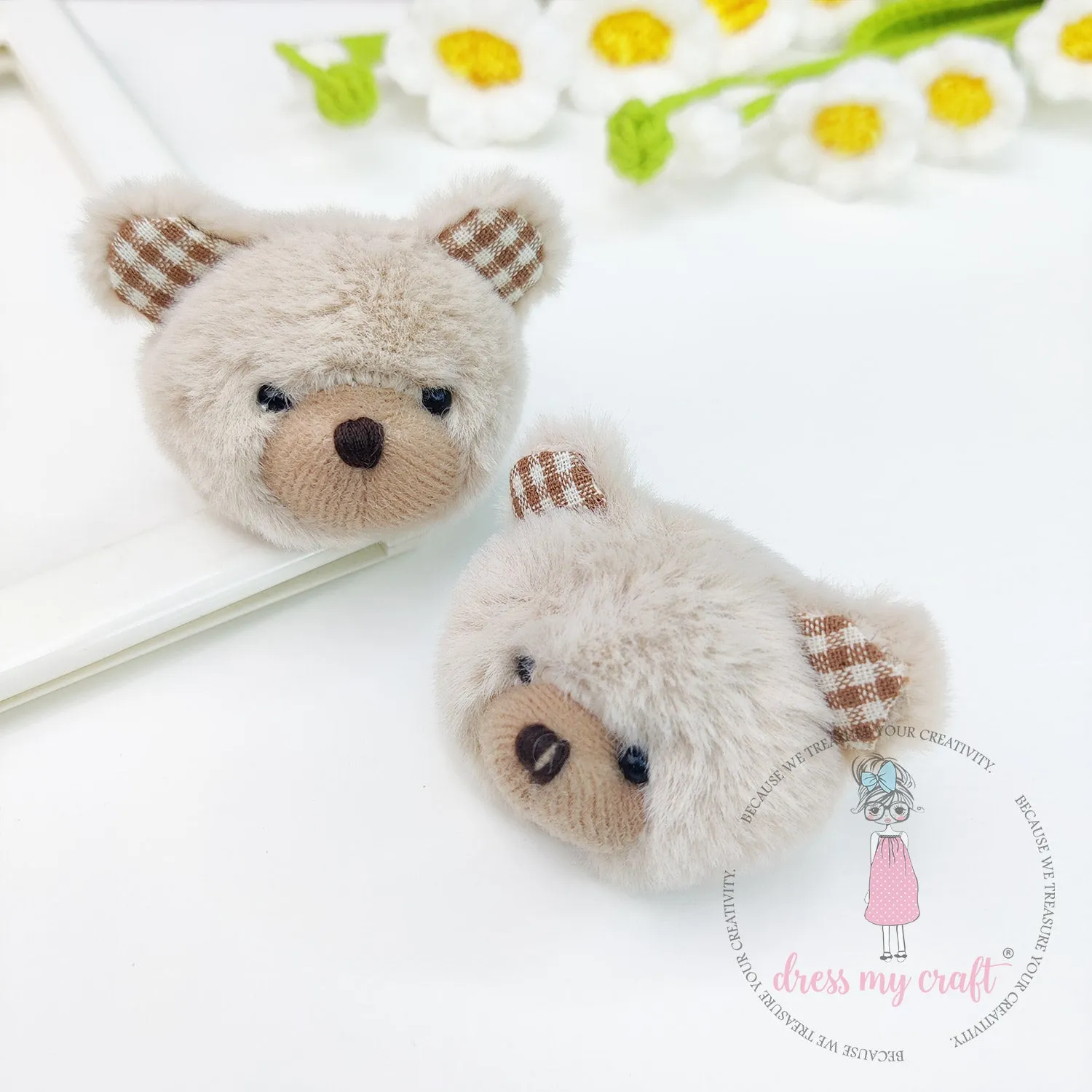 Miniature Muffin Teddy Bear Head