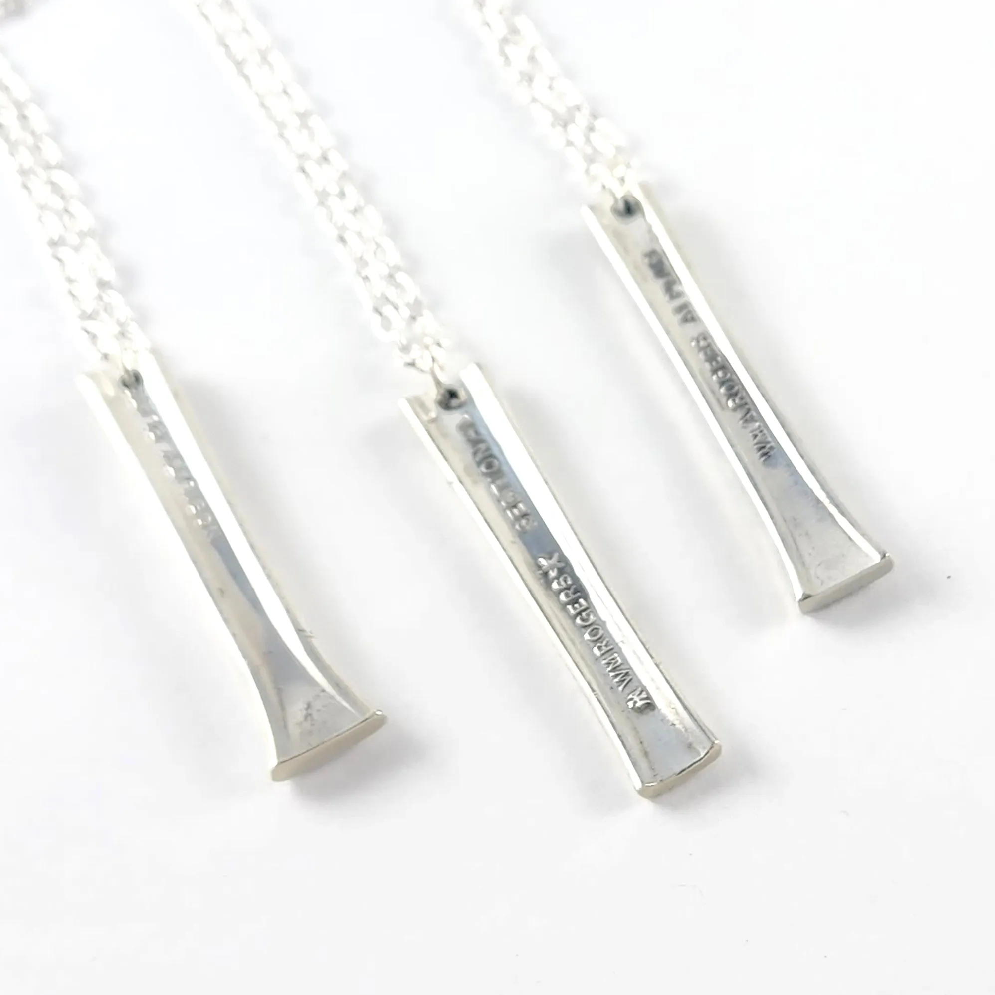 Mixed Bag Dainty Spoon Vertical Bar Necklace - Wholesale